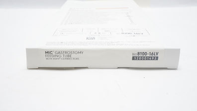 Avanos 8100-16LV MIC Gastrostomy Feeding Tube w/ENFit Connectors 16Fr 3-5ml (x)
